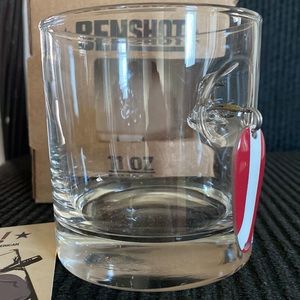 Benshot 11oz Rocks Glass with Fishing Lure